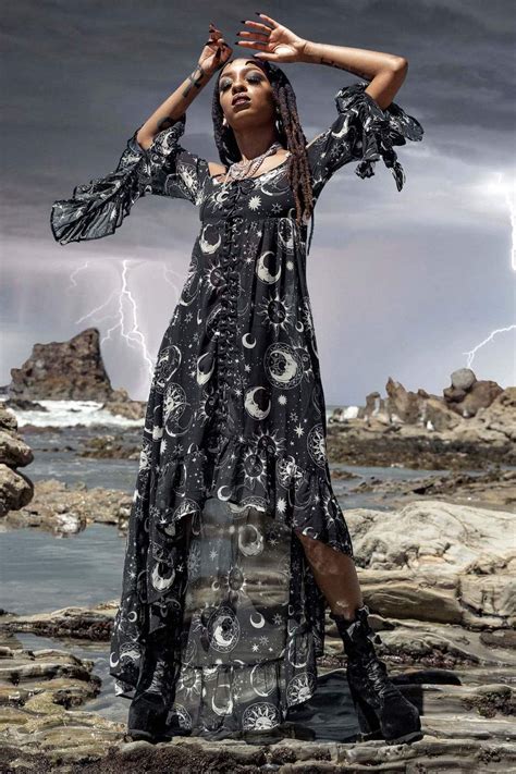 Embracing your cosmic connection: The allure of astral witch dresses